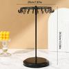 1pc Iron jewelry rack, rotating necklace display rack with 23 hooks, jewelry storage rack, suitable for earrings, bracelets, etc