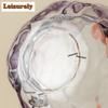 111ML Flowing Cloud Glass Color Crystal Teacup Creative Tea Bowl Mug Tea-tasting Fragrance Cup Chazhan Master Cups Teaset Saucer