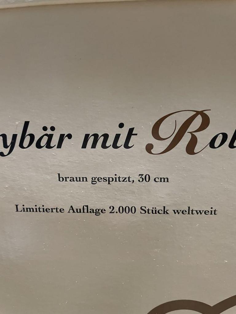 [USED] Steiff Teddy Bear with Roroplan Limited To 2000 Pieces Worldwide