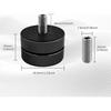 ABBP-3-Point Isolation Feet For Speakers & Turntables, Brass And Aluminum Anti-Vibration Spikes For Audiophiles
