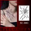 Waterproof Halloween Tattoo Stickers: Realistic Scars, Veins, and Cracks for Face and Arms