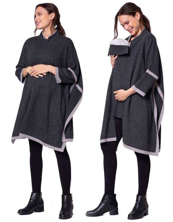 

Cardigan Baby Strap Compatible Maternity Cape Gray [Seraphin] Women s S/M сірий колір