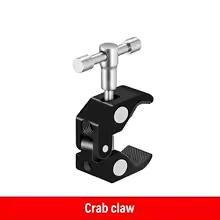 Magic Arm with Dual Ball Head Metal Super Clamp with 1/4 3/8 Screw for DSLR Camera Monitor LED Light Clamp