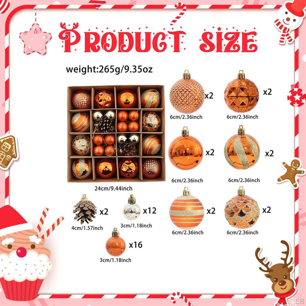 Weihnachtskugel Ornament Hängeanhänger Innenfeier Weihnachtsdekoration Bruchsicher für