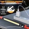 High Lumen Rechargeable LED Work Light for Car Emergency Repair Powerful Magnetic Flashlight with Hooks Magnetic Base 3 Lighting