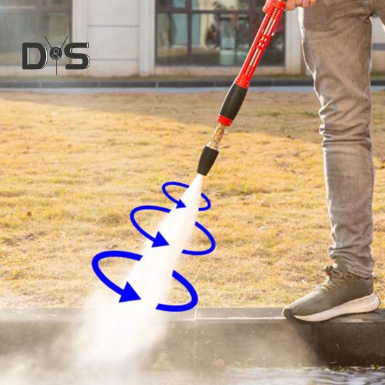 Rotační mosazná tryska 4000 PSI Špičky tlakové myčky Turbo tryska 360° sprejová vysokotlaká čisticí tryska pro mytí aut