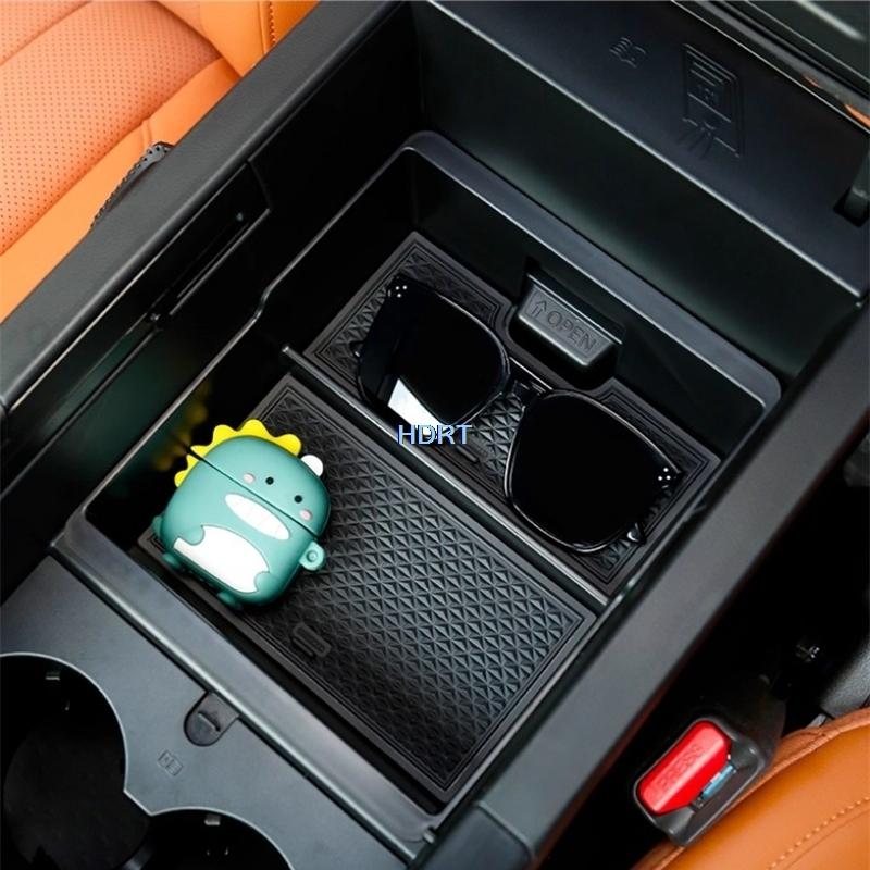 Fit For GWM Haval H9 2024 + Car Styling Central Control Armrest Pad Storage Box Cover Interior Protector Decoration Accessories