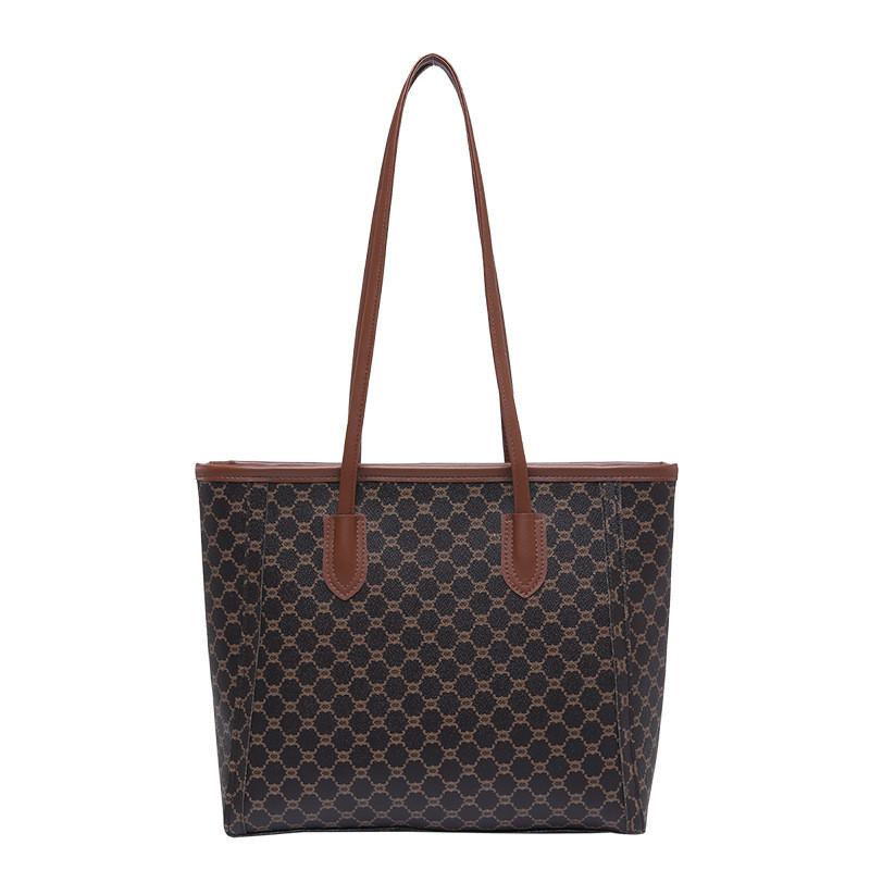 High And Quality Stylish Plaid Tote Bag For Women With Comfortable Dual Design Handle