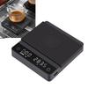 Coffee Scale with Timer 0.1g High   Rechargeable Coffee Scale with Backlit Screen Anti Slip Mat Black