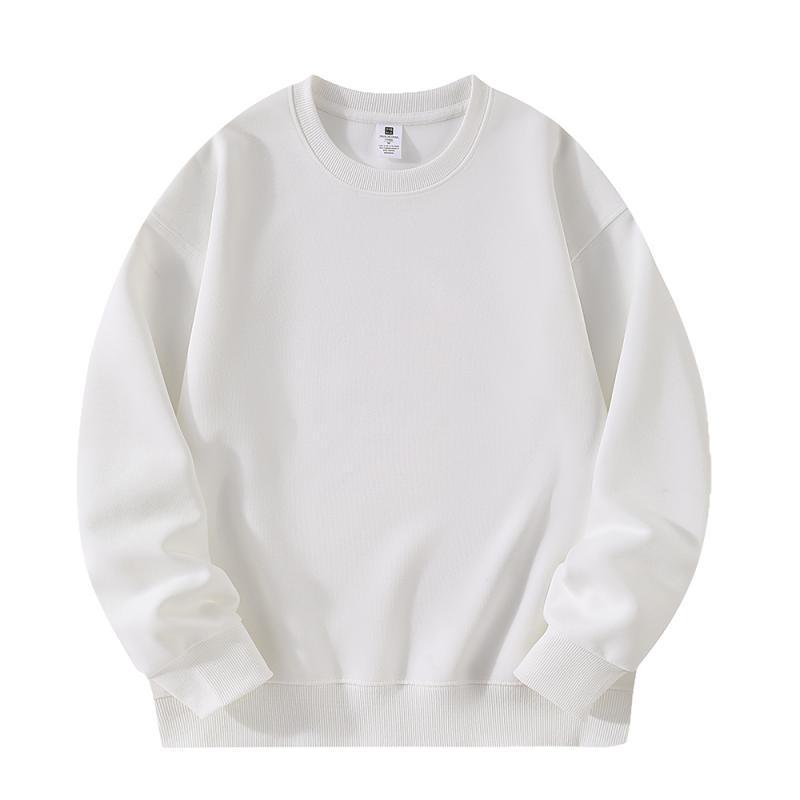 Autumn Cotton Fleece Crew Neck Sweatshirt for Kids - Trendy College Style with Printed Logo, Loose and Casual Fit