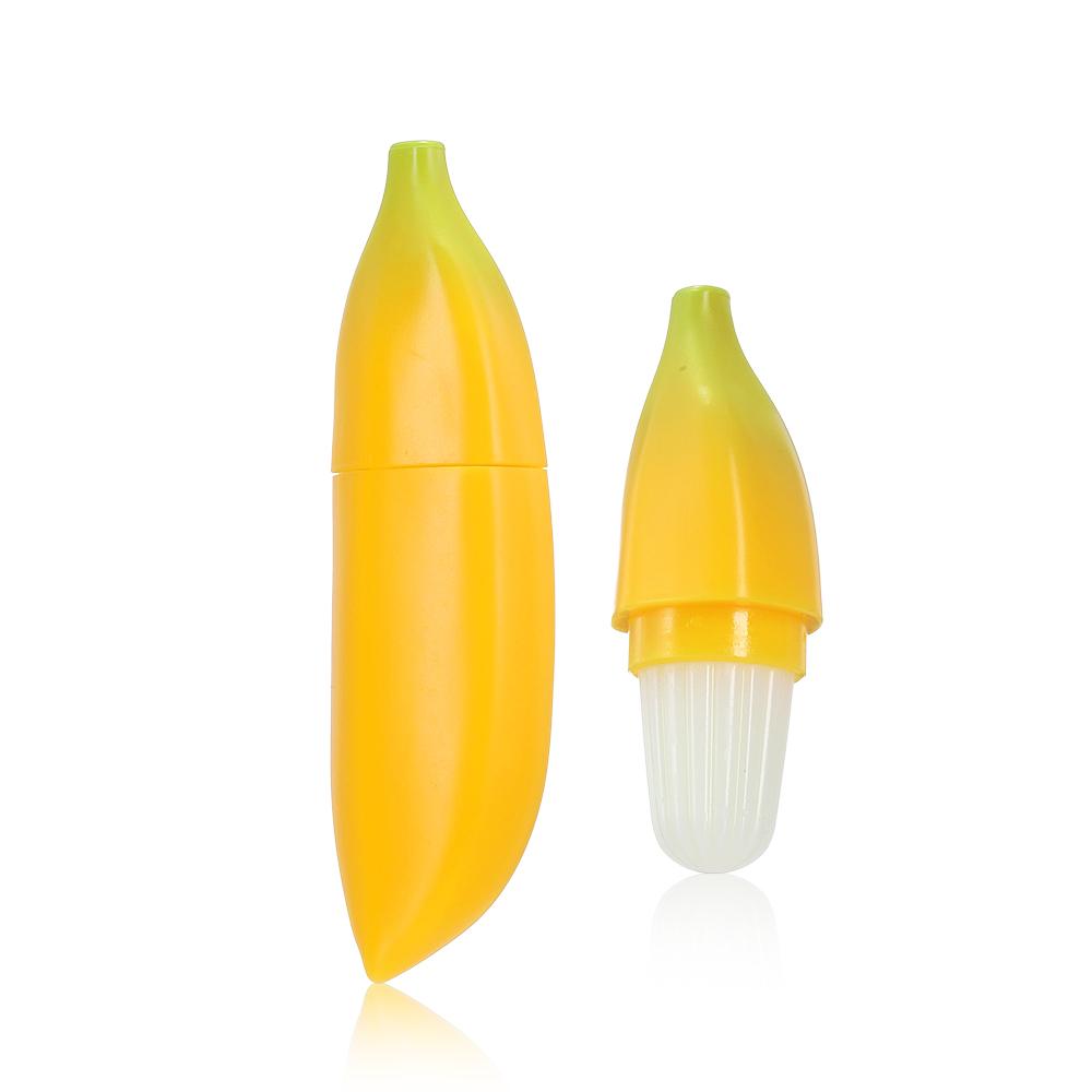 Julystar Banana Flavor Lip Balm Moisturizing Non Greasy Lip Care Glossy Shine for Dry Lips Daily Makeup Base