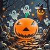 23/40/60cm Halloween Inflatable Pumpkin Outdoor Courtyard Decoration PVC Inflated Ornament Halloween Festival Party Decoration