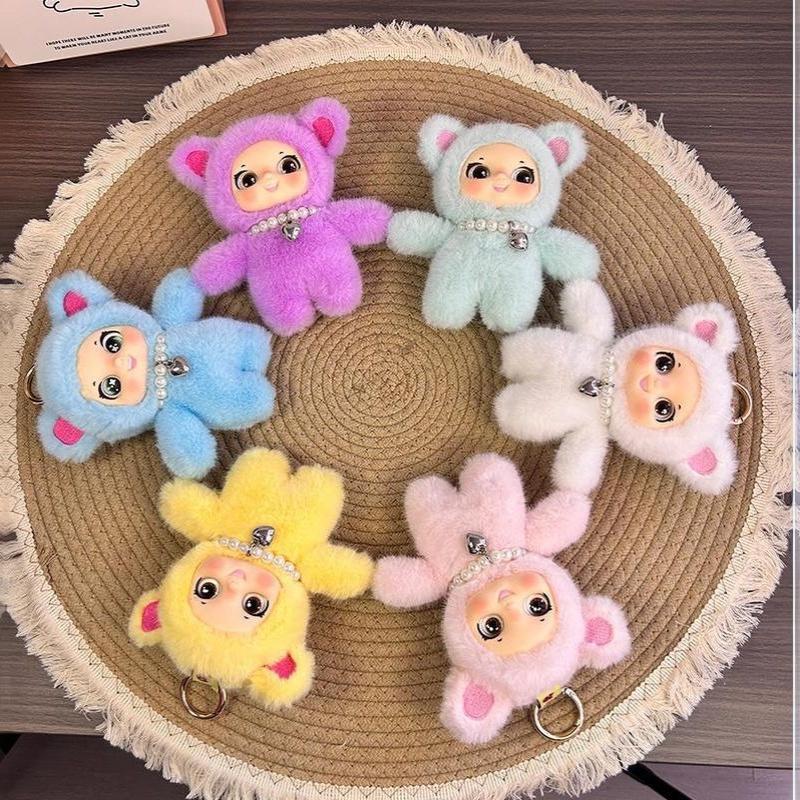 Werewolf Killing Game Stuffed Plush Doll Cute Soft Vinyl Face Colorful Toy Creative Gift for Kids School Reward