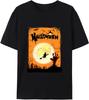T-shirt Halloween Sorcière Fantôme Volant Main de Zombie Pleine Lune