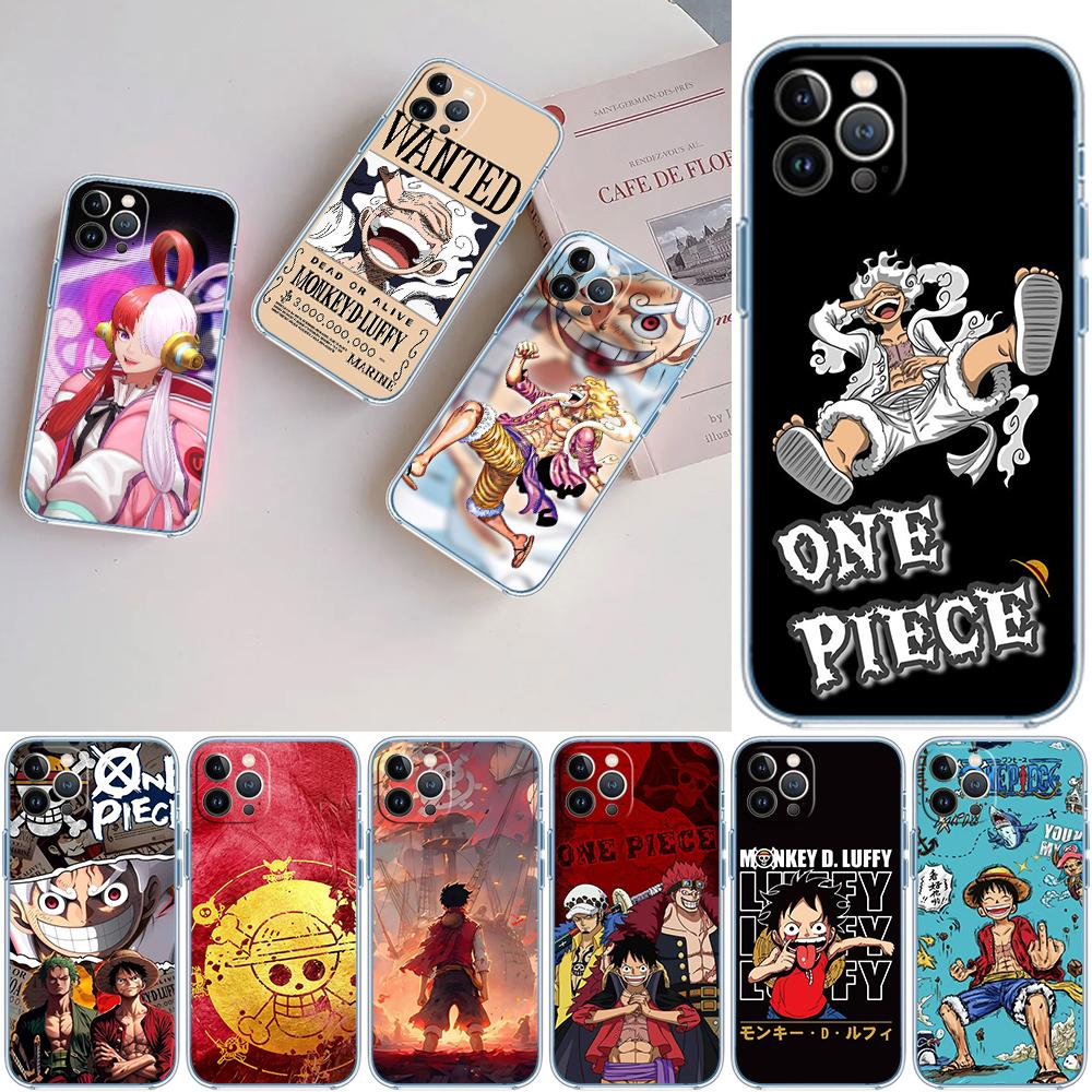 Luffy One Piece Soft Shell Transparent Phone Case for Samsung Galaxy A04 A04S A14 A23 A34 A54 M23 M33 M52 M53