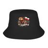 Bobr Kurwa Meme Bucket Hat for Men Women Beach Funny Beaver Field Hat Trendy Packable for Hiking Fishing Fisherman Cap Panamka