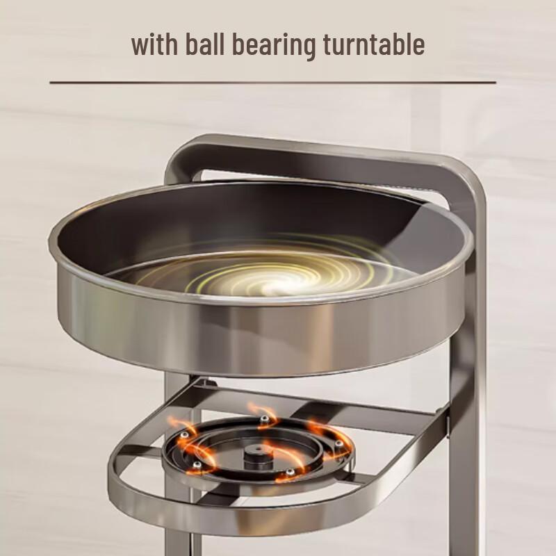 360° Rotating Kitchen Corner Spice Rack