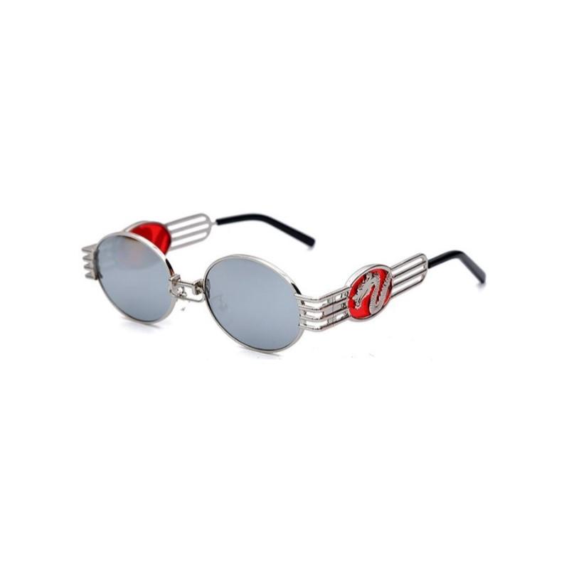 

Newest Luxury Designer Sunglasses For Men And Women Dragon Emblem Celebrity Fashion Sun Glasses Oval Classic Brand Shades
