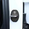RUN1 Car Silicone Door Lock Cover Protective Stickers Accessories For Volkswagen VW Rline Golf 4 5 6 7 Tiguan Passat B5 B6 B7 CC MK5