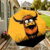 Adorable Highland Cow Print Umbrella - Auto Open/Closed, Outdoor Gear, Travel Accessory, Lightweight & Durable 176