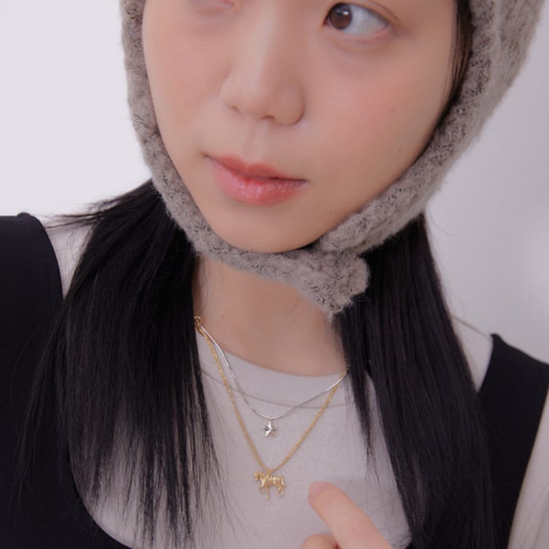 fillow little star ornament necklace