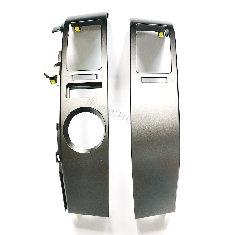 2PCS Middle Left and Middle Right Car AC Frame Air Vent Panel Air Outlet Panel Frame Fit for Toyota Prius 2004-2009