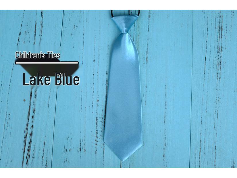 Barne slips uten stryk i svart for gutter og jenter - Skoleuniform og sceneklær