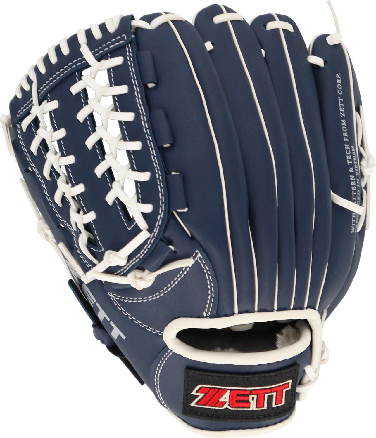 

Перчатки ZETT Catch Ball для начинающих с амортизирующей подкладкой, дюймовые, для школьников, левые, синие, BDG2012V 11,5 (Элементарный ~)
