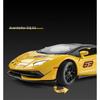 1/24 Lamborghini Aventador SVJ63 Legierungsauto Diecasts & Spielzeugfahrzeuge Automodell Ton und Licht Rückzugauto Spielzeug für Kinder Geschenke