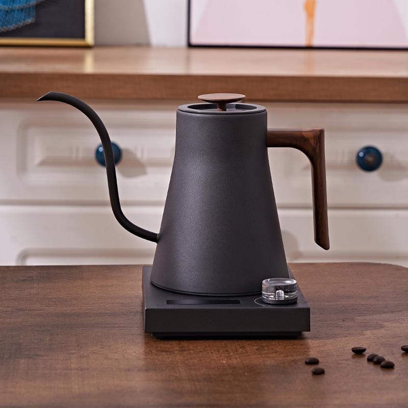Cafetière à filtre intelligente avec contrôle de température, bec verseur fin isolé et long - Bouilloire électrique tout-en-un