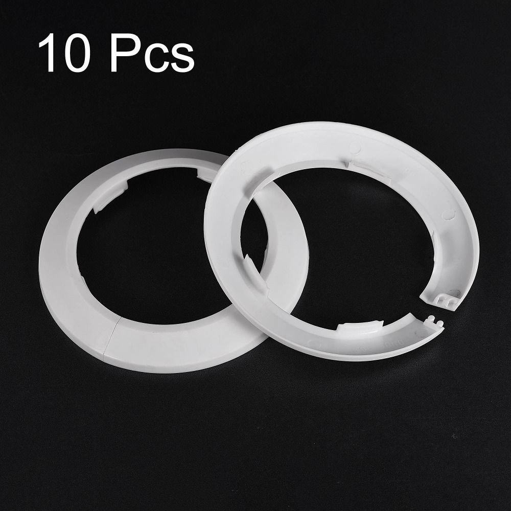 10pcs PP Decoration Plastic Drain Line Coverd White Cover  Water Pipe