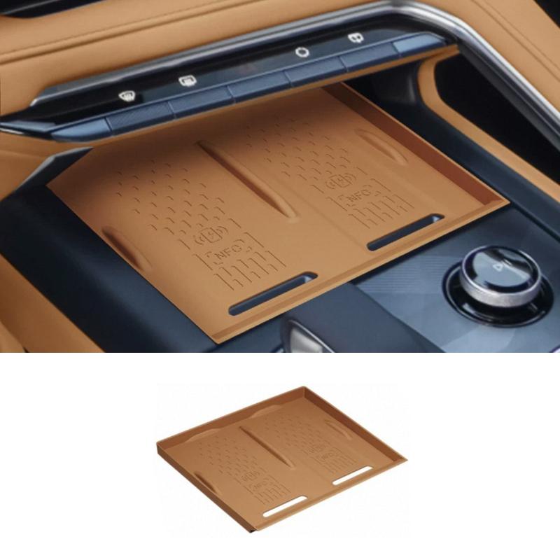 For Zeekr 001 2024-2026 Wireless Charging Silicone Pad Central Control Charger Protector Cover Non-Slip Mat Accessories