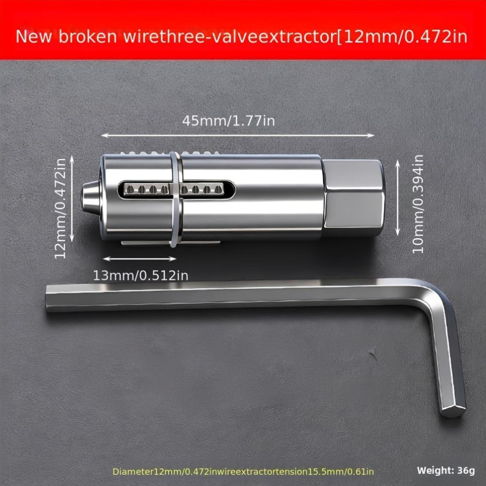1Pc/2Pcs Universal Faucet Angle Valve Wire Remover, Wear-Resistant High-Hardness Faucet Repair Tool, Adjustable Pipe Extractor