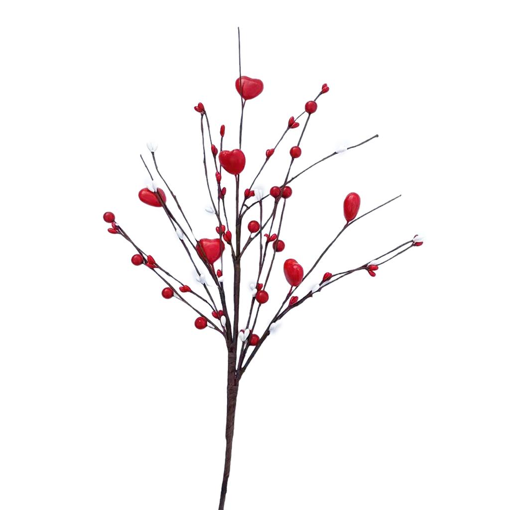 Artificial Berries Flower Stems Reusable Floral Arrangement Decor For Home Decoraton