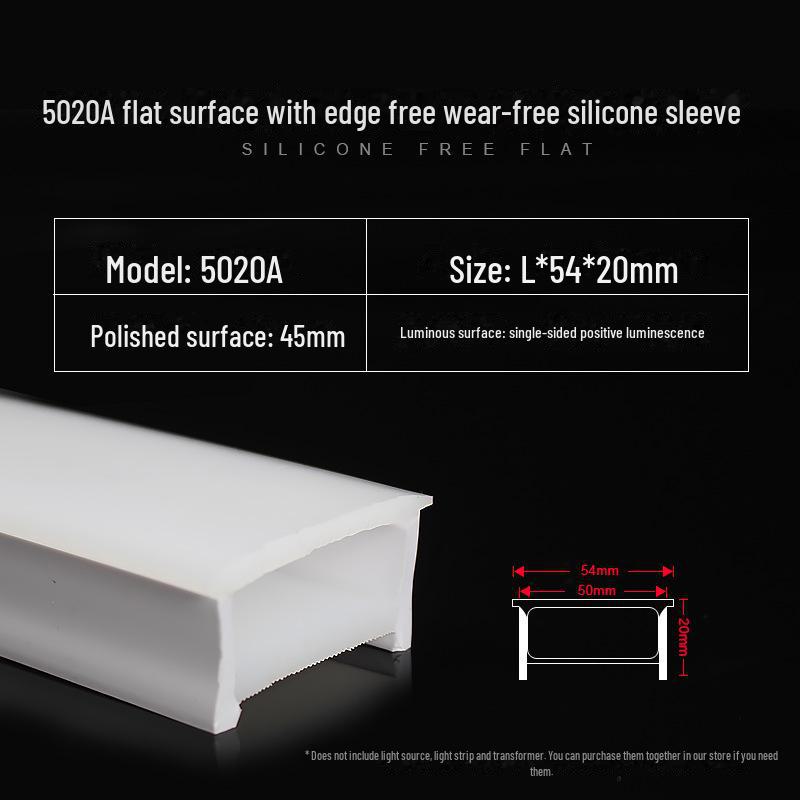 Thread-Free Silicone-Sleeve LED Light: Flexible, Shapeable, and Luminous Linear Strip