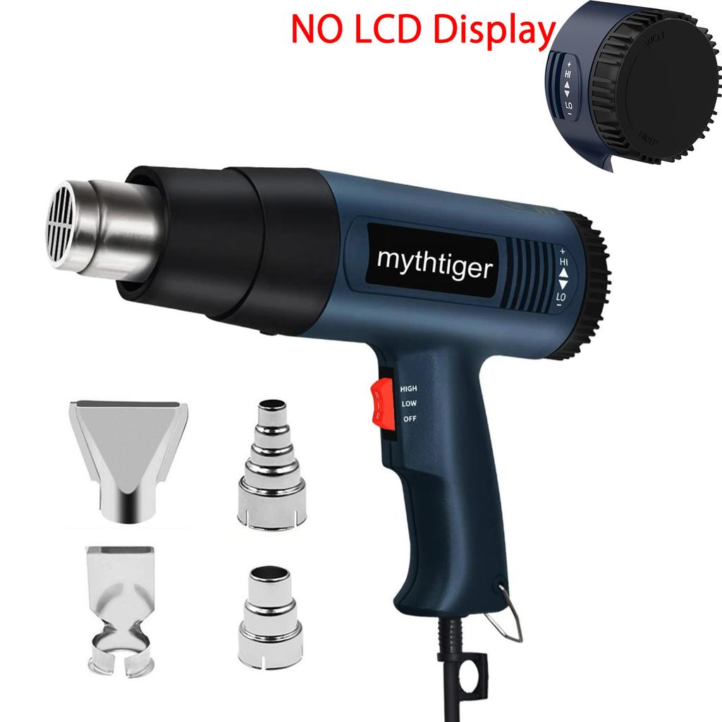 2000W Building Heat Dryer 220v Heat Gun Welding Tool Temperature Adjustable Industrial Grade Hair Dryer Shrink Packaging Tool