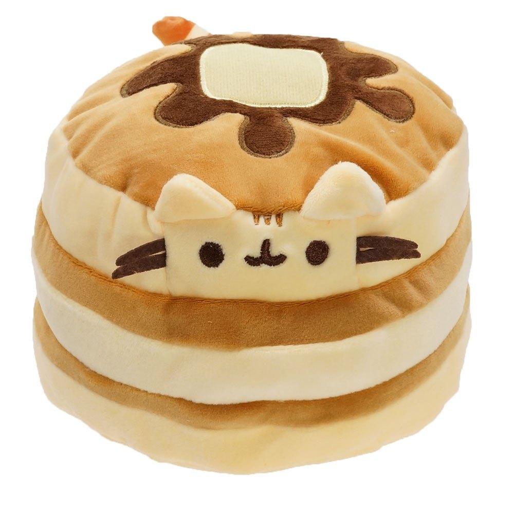 Kawaii Chocolate Cookie Fat Cat Plushie Soft Stuffed Animal Pillow Cat Sandwich Biscuits Ice Cream Doughnuts Pizza Burger Toys