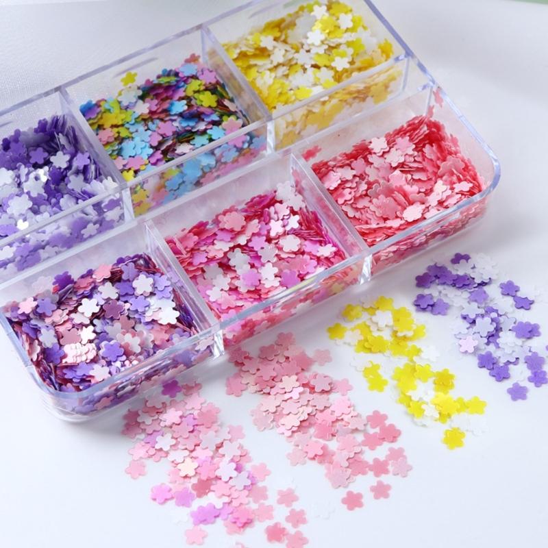 Flower Glitter Confetti Epoxy Resin Mold Fillers Nail Sequin Glitters Flake Nail Decors Flower Resin Filling Materials