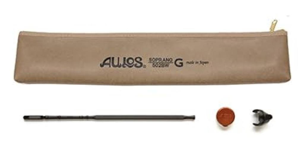 Toyama Musical Instruments AULOS Symphony (Wood Grain Finish) Soprano Recorder German Style 502BW(G) Cap Set