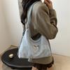 Autumn New Bow Underarm Shoulder Bag Casual Fashion Large Capacity Tote Bag Double Shoulder Women's Bag
