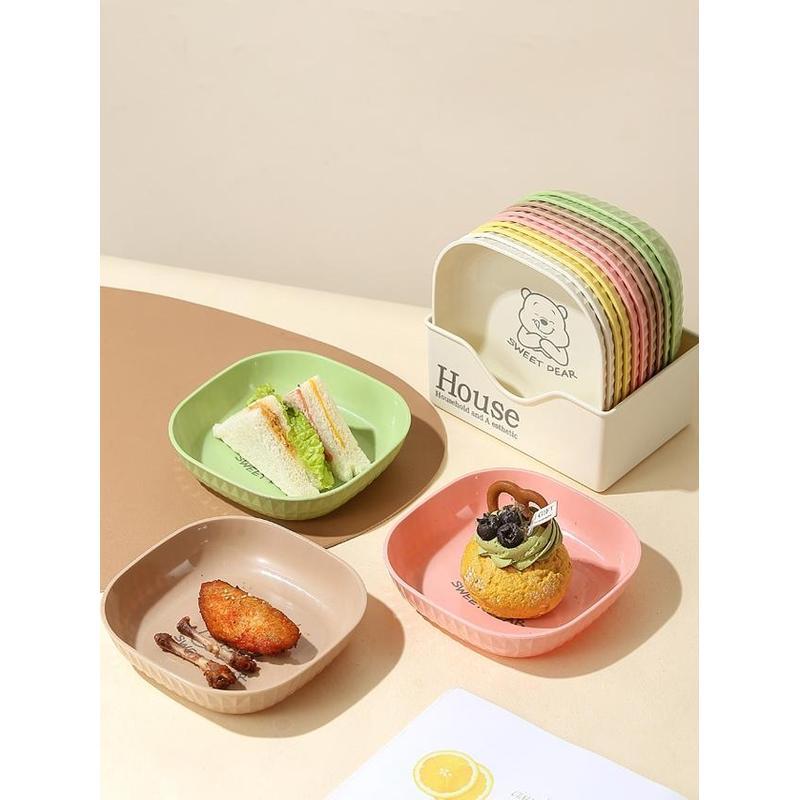HANDUNYOU Creative Ceramic Bone Tray - Cute Bear Design