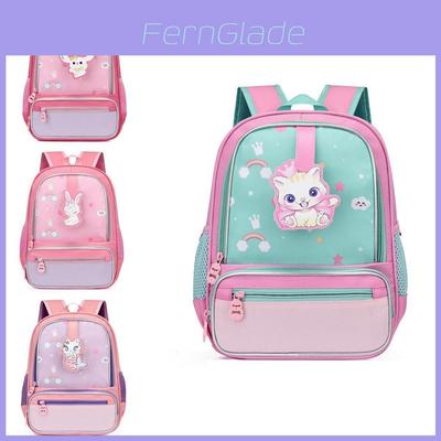 Adorable Cartoon Kids Backpack With Breathable Oxford Fabric For School Use
