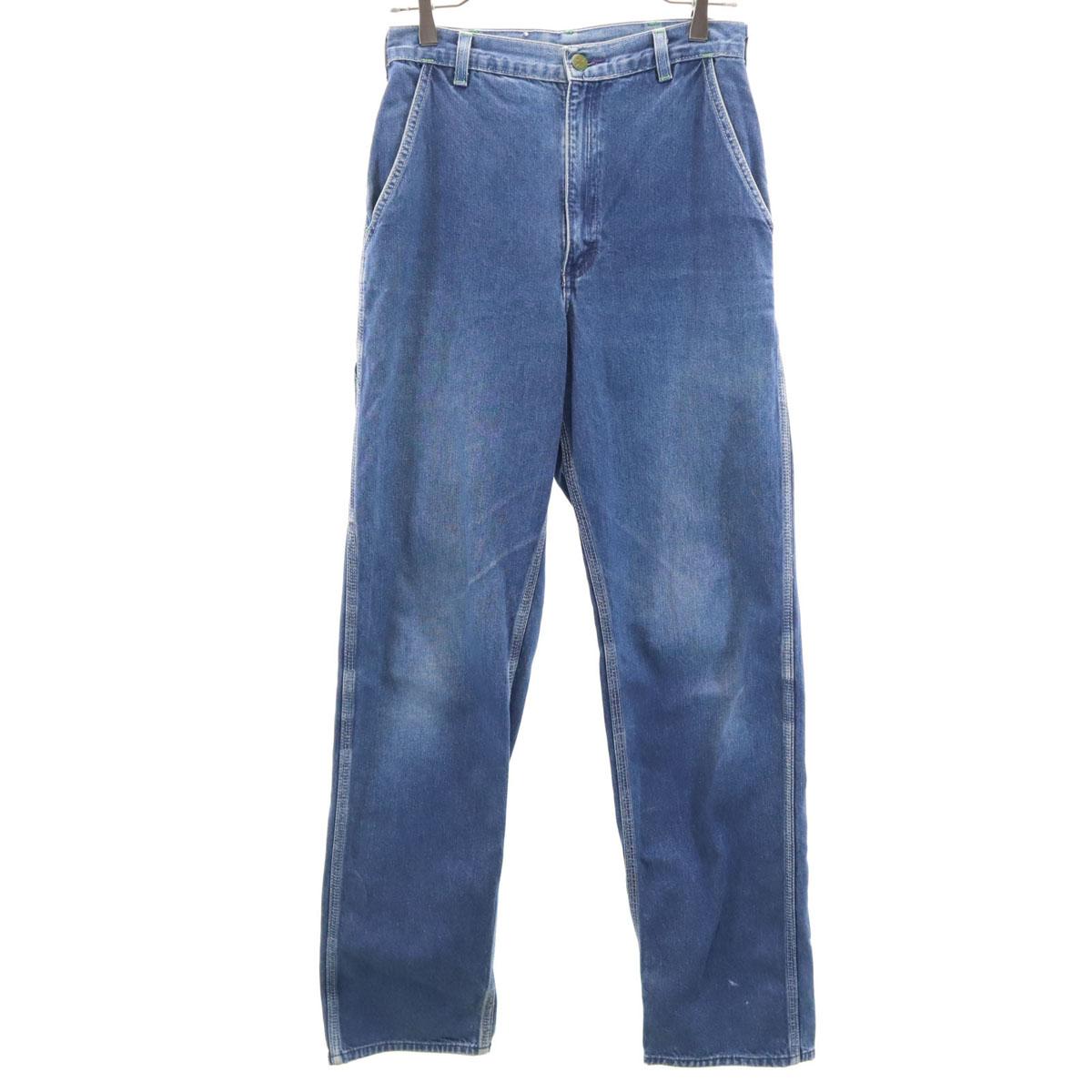 

OSHKOSH винтажные джинсы-маляры из денима 80-х годов W28 Голубые джинсы Мужские Б/У