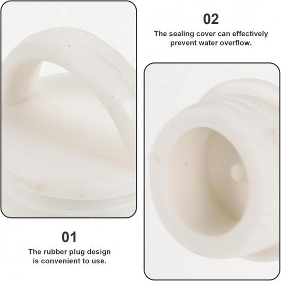 4pcs Mop Bucket Sealing Water Stopper Small Leakproof Plug Sealing Small Stopper Leakproof Outlet Stopper Replacement Outlet Plug Multipurpose Rubber