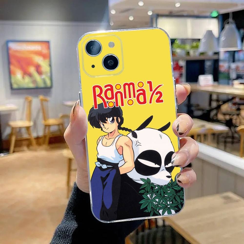 

Чехол для телефона с мангой Ranma 1/2 для iPhone 16, 15, 14, 13, 12, 11 Pro, Max, Plus, X, XS, XR, SE, Mini, прозрачный силиконовый, мягкий iPhone16se4