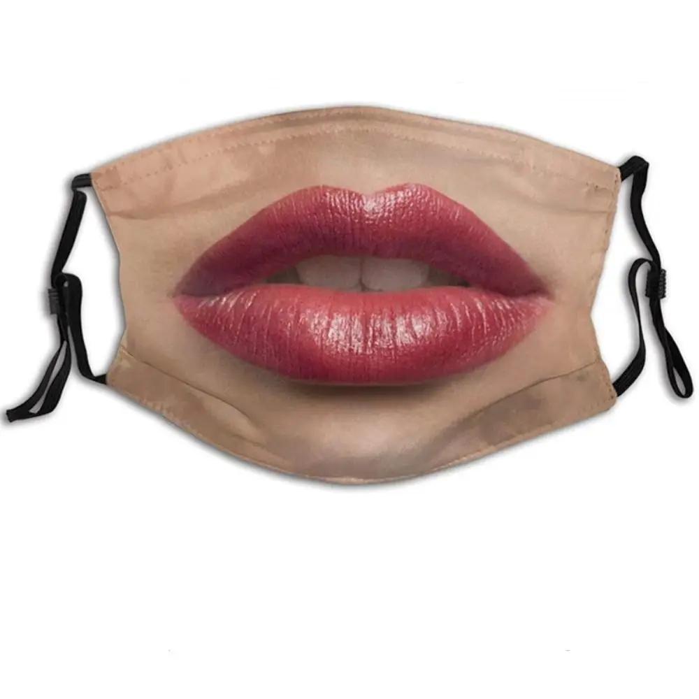 3D Three-dimensional Mask Personality Creative Social Funny Imitation Facial Expression Dance Cotton Printed Mask