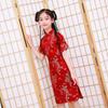 2025 Retro Chinesischer Stil Sommer Prinzessin Cheongsam für Mädchen