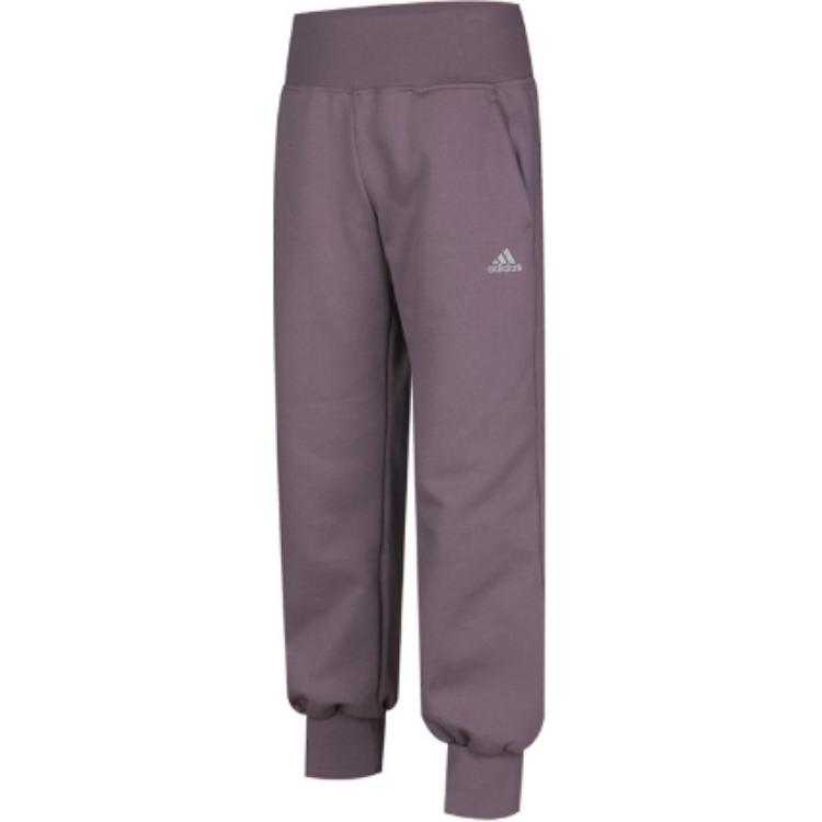 Adidas Hiwst Pant Solid Color Tapered Fashion Versatile Knitted Sports Pants Women Pants Purple GG6843