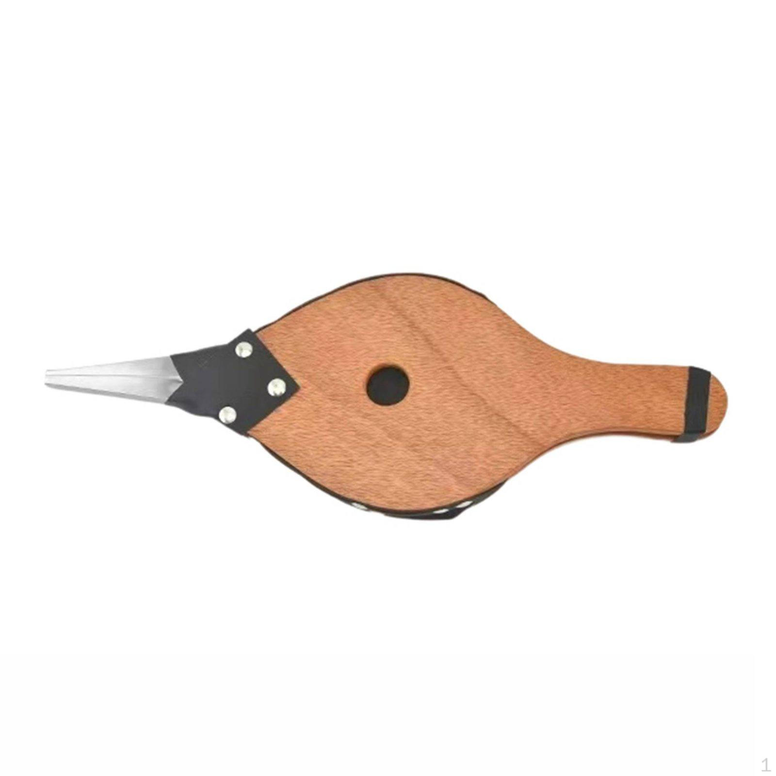 Wooden Fireplace Bellow Easy to Operate Hand Operated Portable Manual Air Blower for Campers,