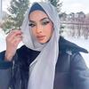Chiffon Muslim Headband Breathable Wraps Shawls Fashion Islamic Scarves